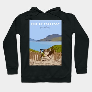 Isle of Vatersay Travel Poster Print Hoodie